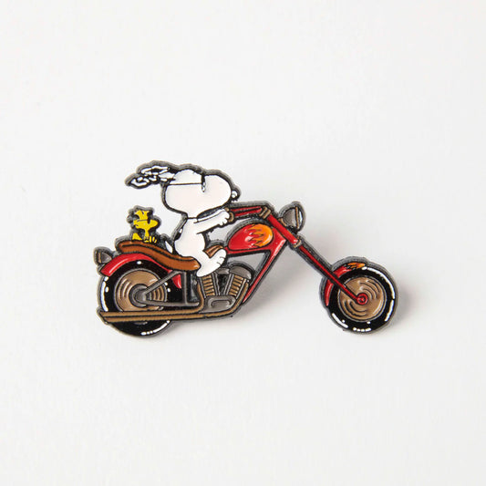Peanuts Vibe Enamel Pin - Biker