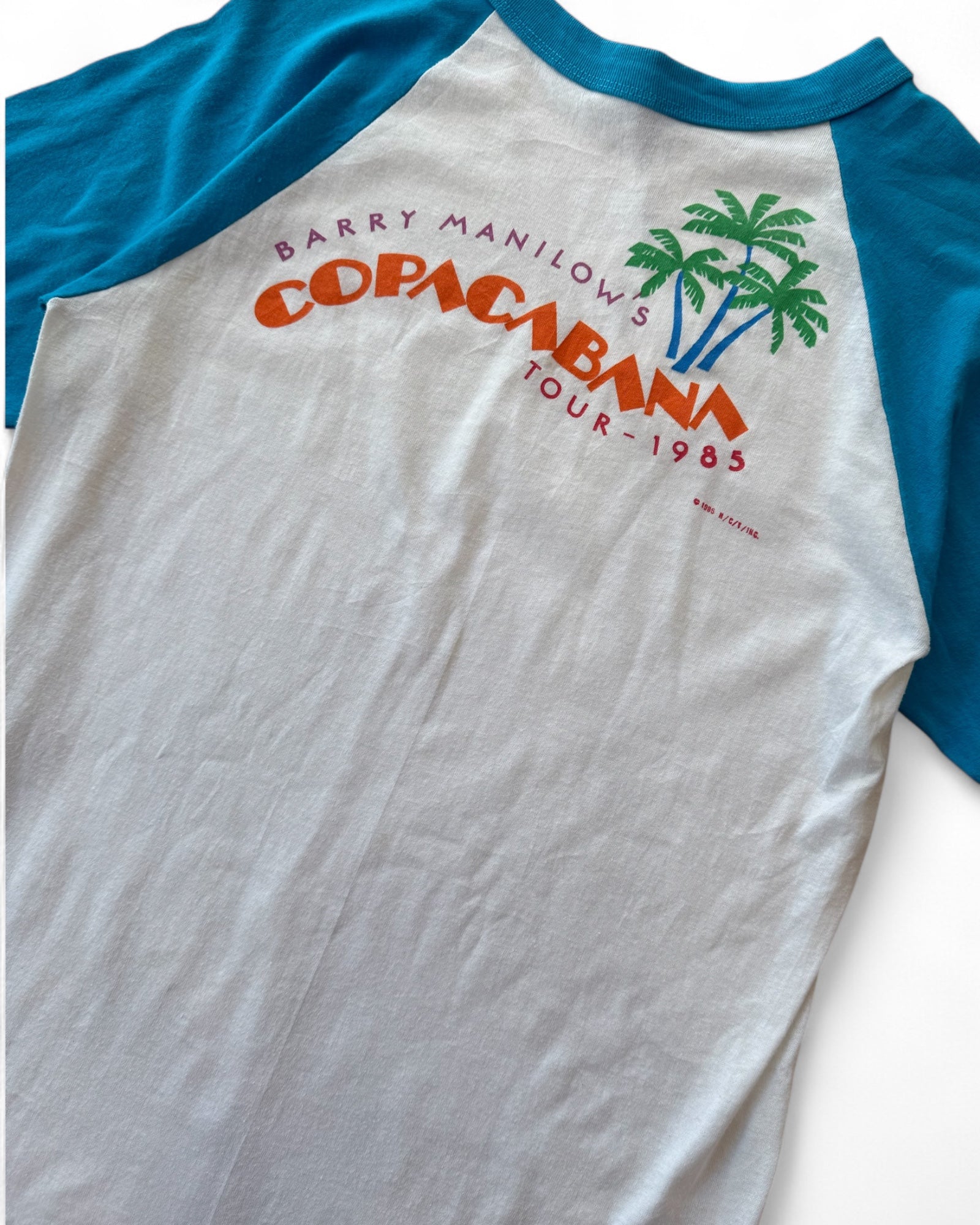 Vintage Adults Barry Manilow Tour Tshirt Size Med