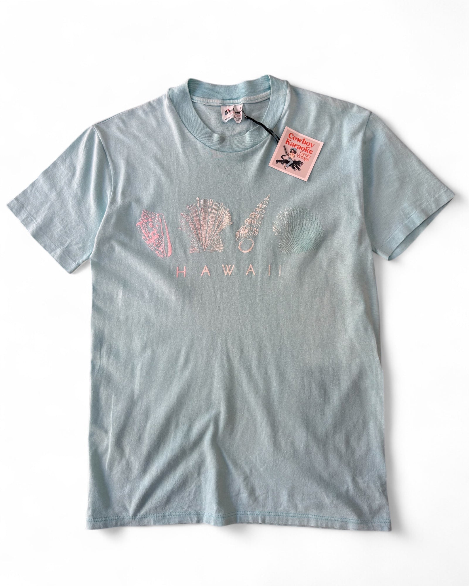 Vintage Hawaii Seashells Tee Size Medium