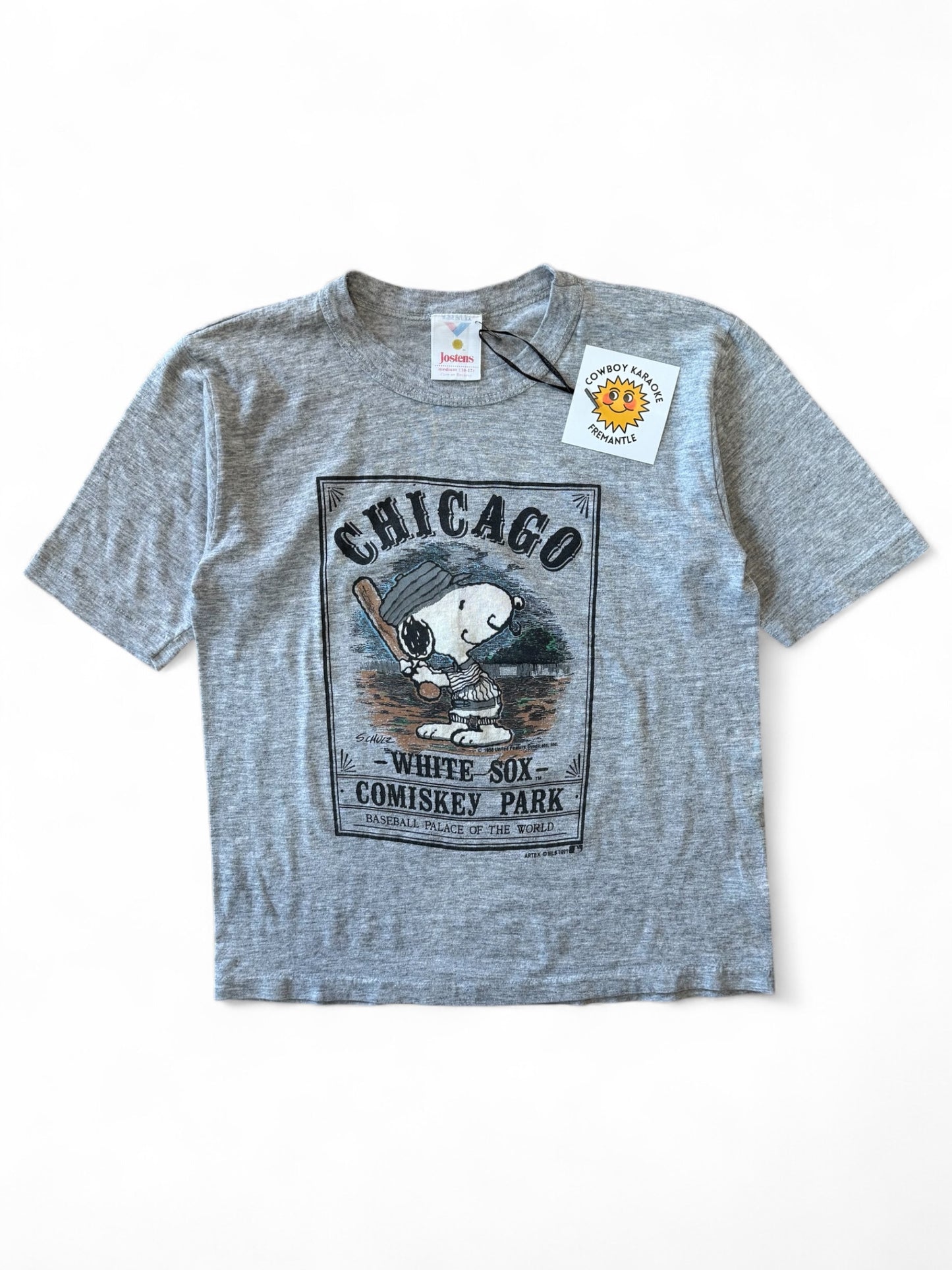 1991 Snoopy X MLB Tee Size Youth 8-10