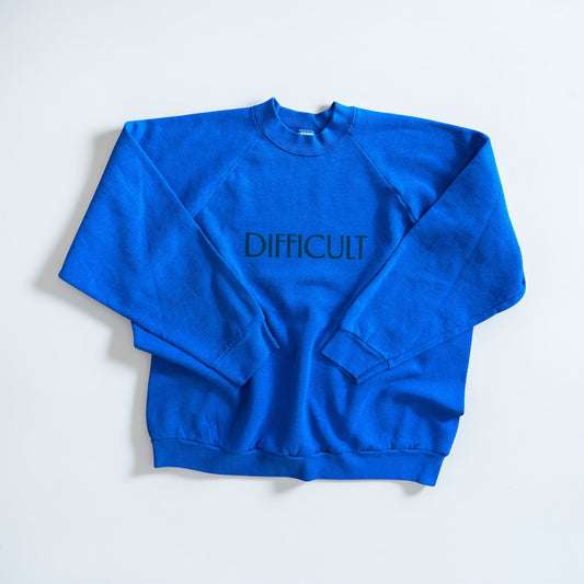 Difficult Pullover Blue L/XL