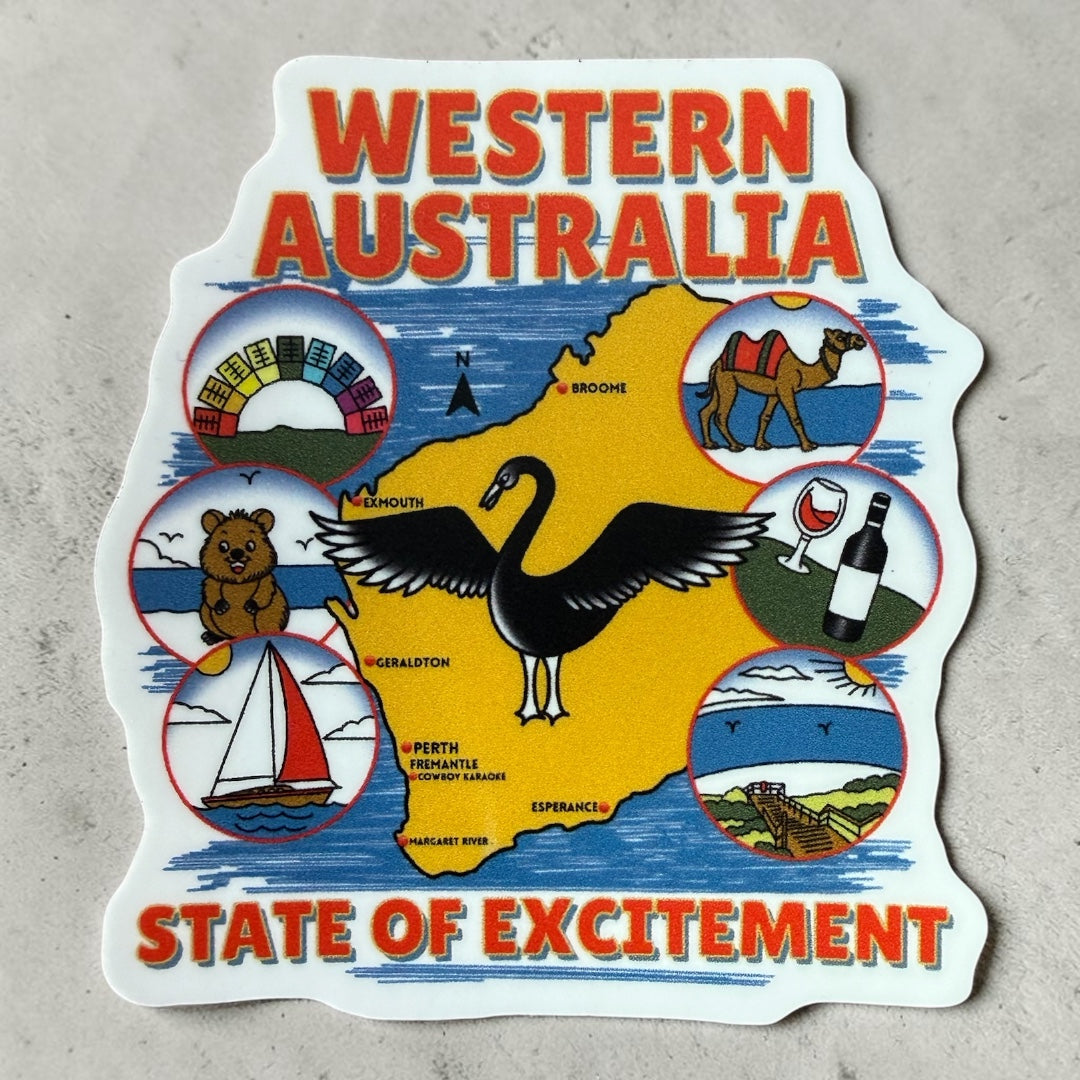 State of Excitement Sticker