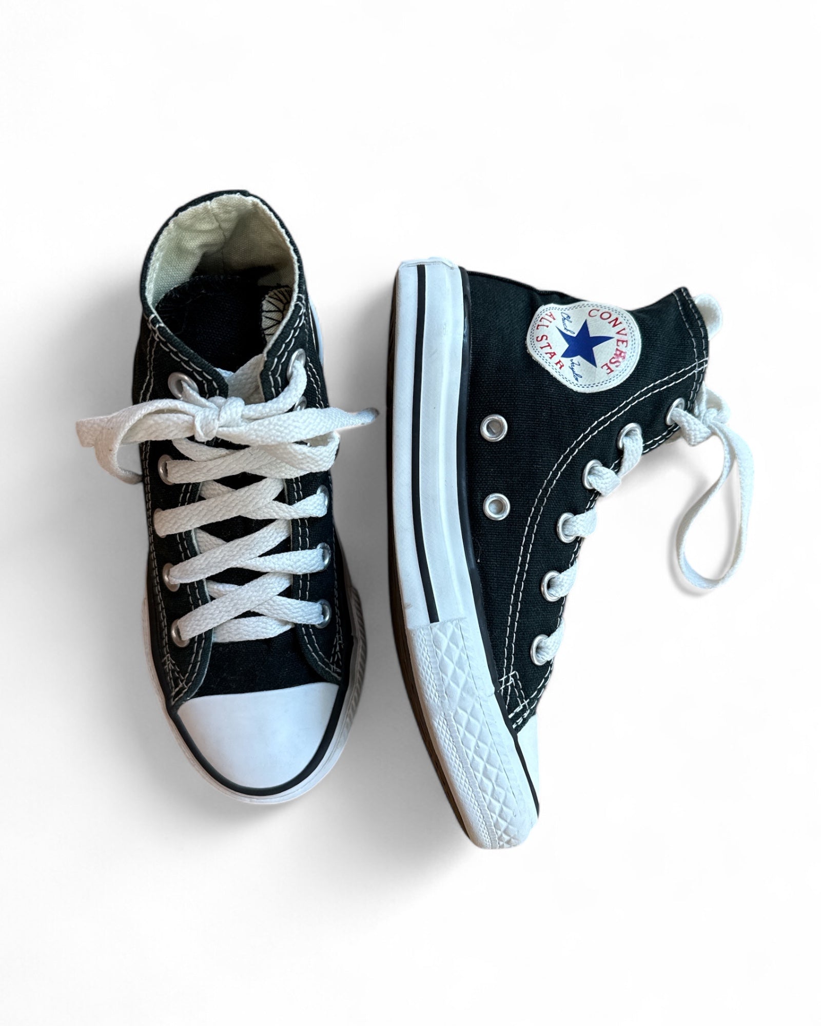 Kids Converse Hightop Black Size 11 US