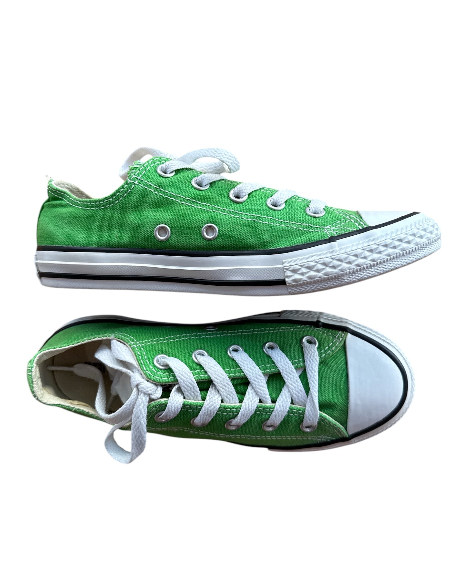 Kids Converse Shoes Green Size 1.5 US