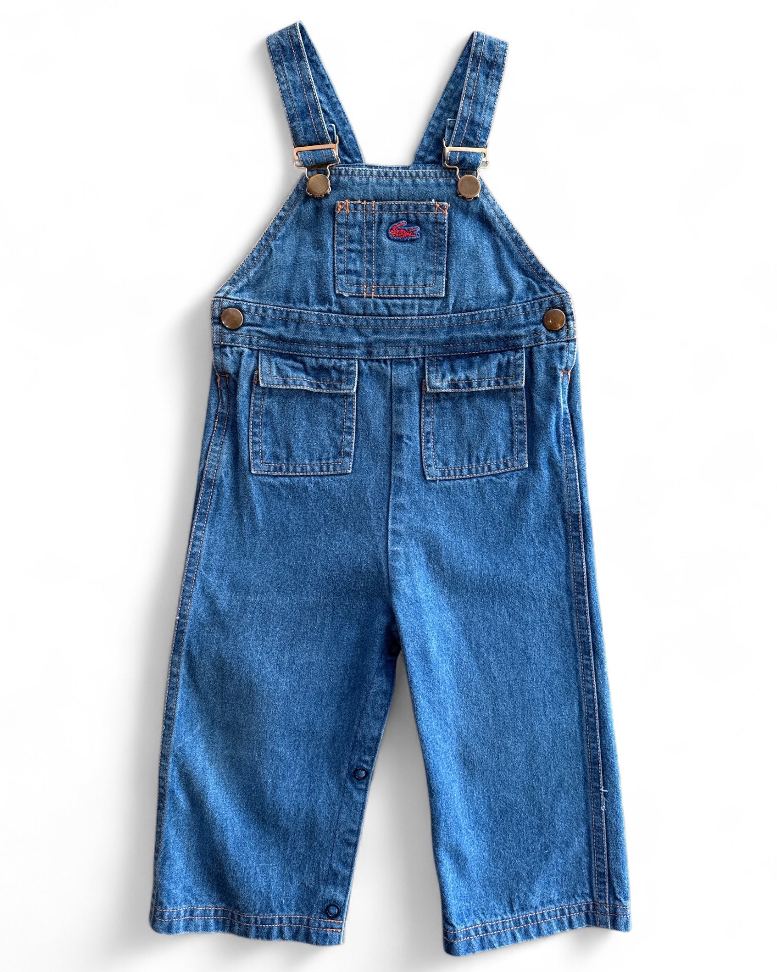 Kids Vintage Lacoste Overalls Size 18months
