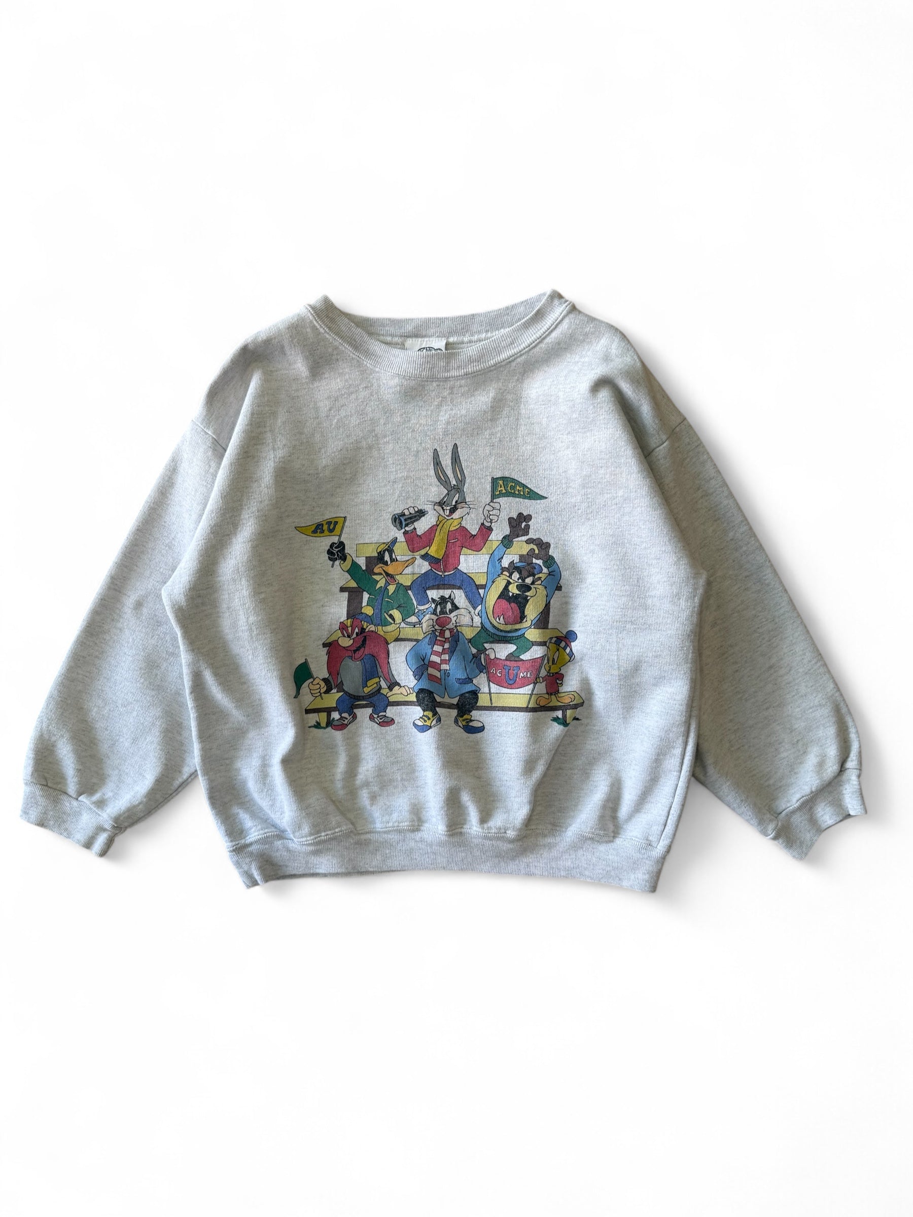 Vintage 1992 Looney Tunes Kids Crewneck | Acme USA Sweatshirt Size 6-10