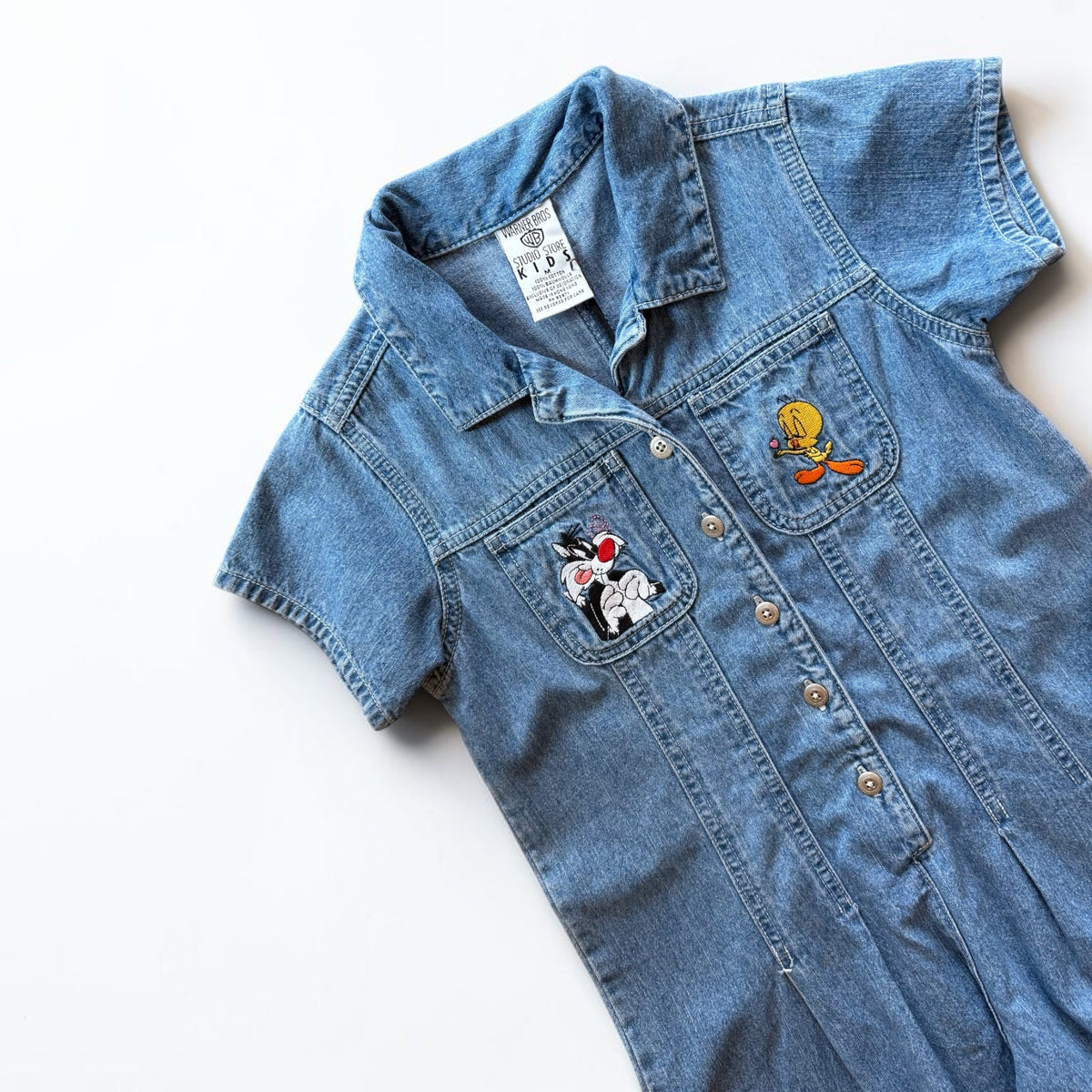 Girls Vintage Warner Bros Romper - Size 6/8