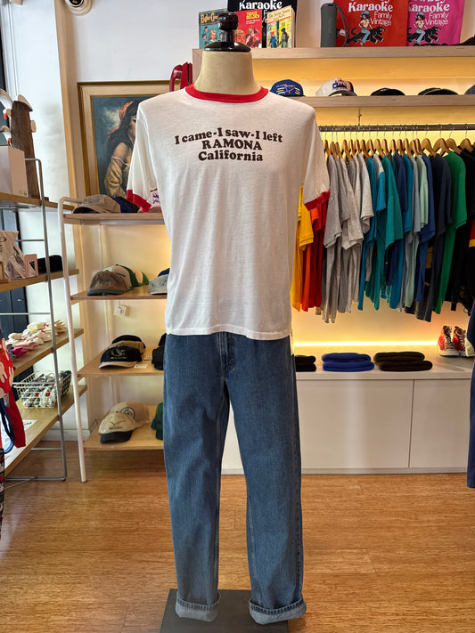 Vintage Ramona California Ringer Tee - Size XL