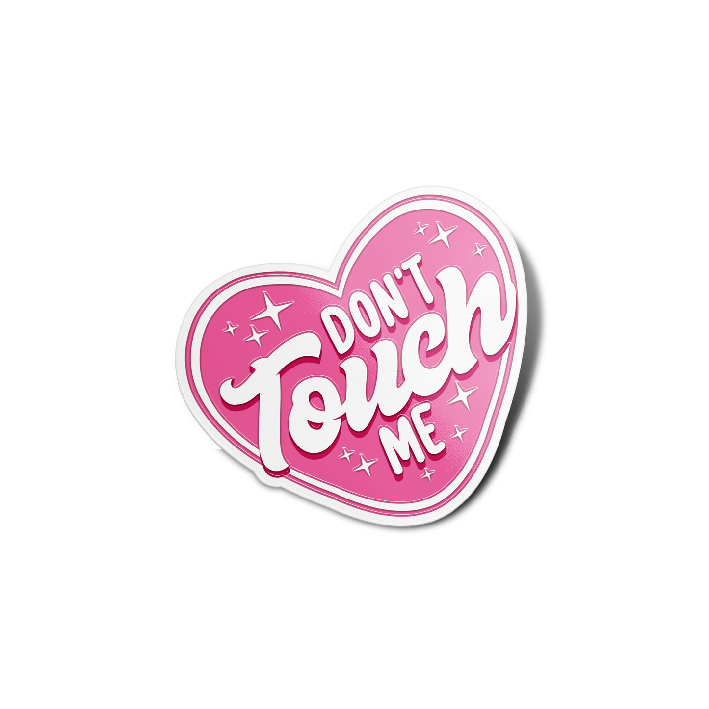 Quote Stickers Don't Touch Me Vinyl Waterproof Stickers