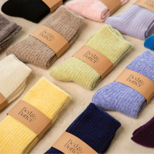 The Comfiest Socks - Yellow: S/M