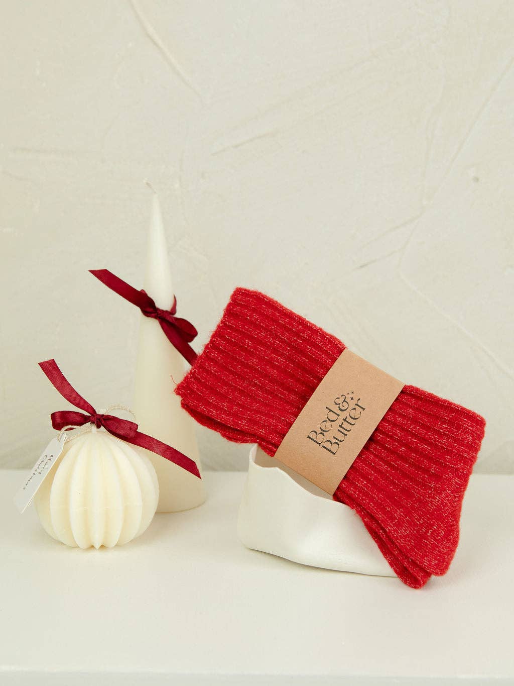The Comfiest Socks - Lite - Red (Limited Edition): L/XL