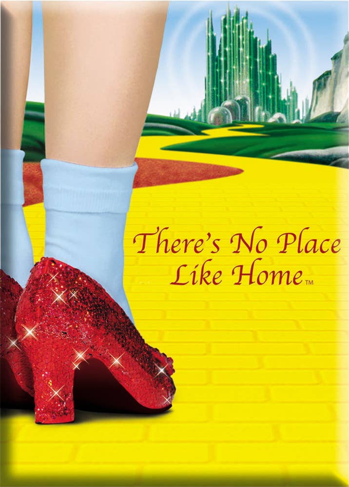 Magnet - The Wizard Of Oz There's No Place Like Home 3.5"