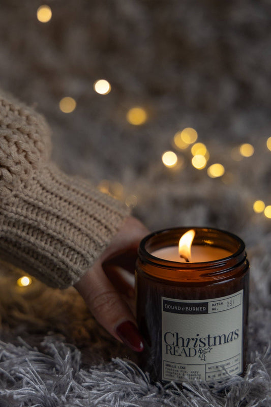 CHRISTMAS READ CANDLE