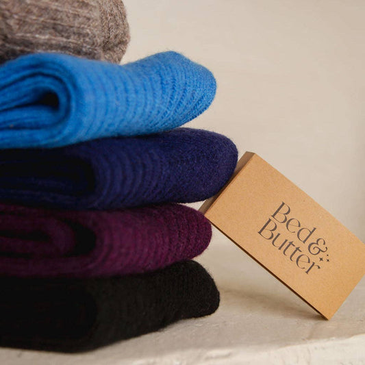 The Comfiest Socks - Wine: L/XL