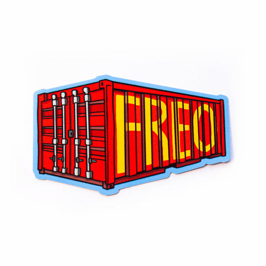 Freo Shipping Container Sticker