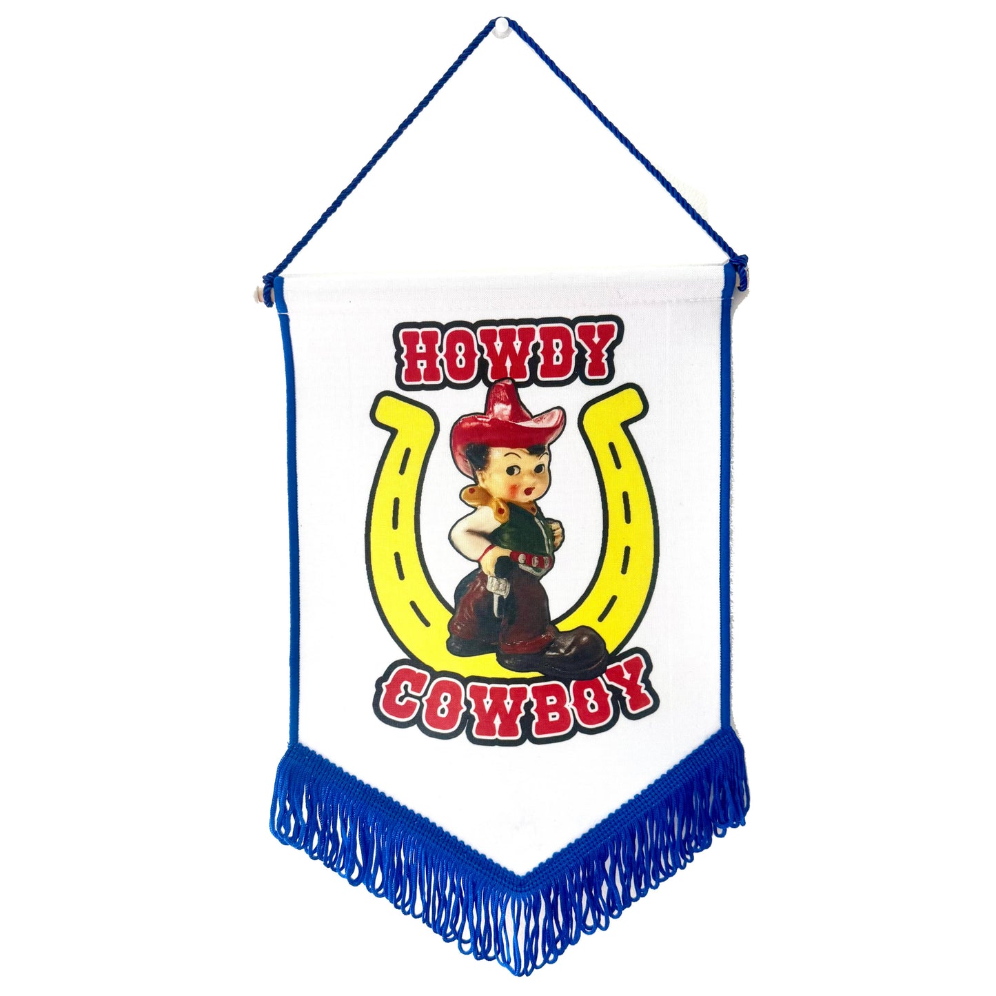 Howdy Cowboy Wall Pennant 