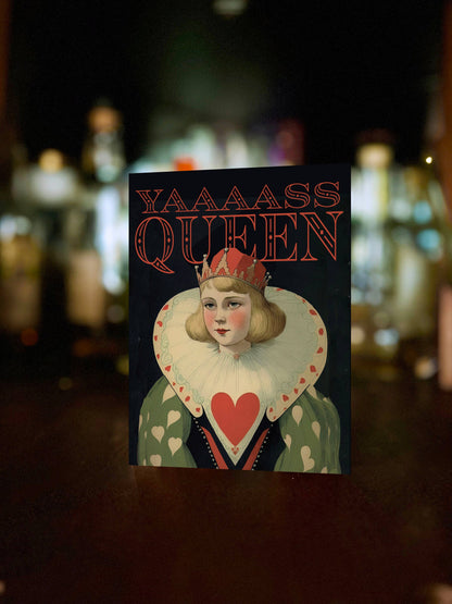 Yaaaassss Queen - Cute Grads Congratulations Birthday Card